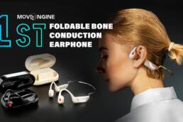 Kickstarter - World 1st Foldable Bass-Enhanced Bone Conduction Headphones