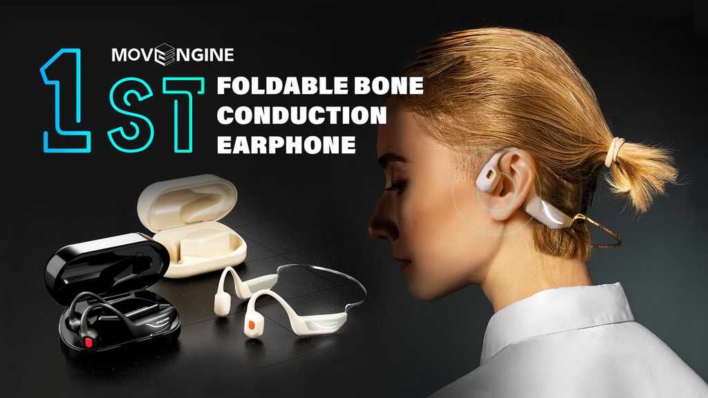 World 1st Foldable Bass-Enhanced Bone Conduction Headphones - Hunt4Best