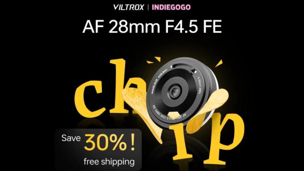 indiegogo - Viltrox AF 28mm F4.5 FE Chips-Size Ultra-Thin Lens