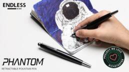 Kickstarter - Phantom Retractable Fountain Pen from Endless