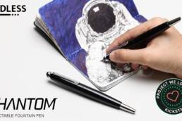 Kickstarter - Phantom Retractable Fountain Pen from Endless