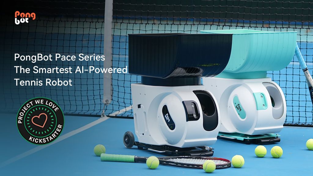 Kickstarter - PongBot Pace S Series - The Smartest AI-Powered Tennis Robot