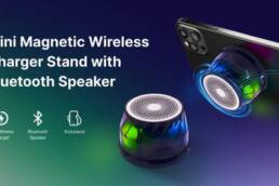 Kickstarter - Mini Magnetic Bluetooth Speaker with Wireless Charger Stand