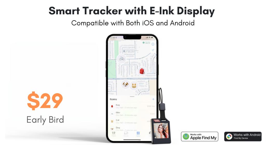PhotoTag: E-Ink Tracker, Your Items, Your Style - Hunt4Best
