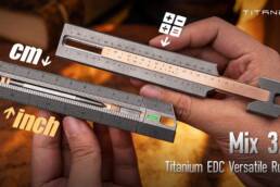 Kickstarter - Titaner® Mix 3.0 Titanium EDC Versatile Ruler