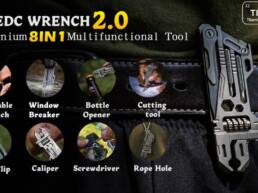 Kickstarter - TI EDC WRENCH 2.0 —Titanium Multifunctional Pocket Gadget