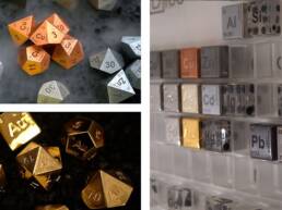 Kickstarter - Element Dice™ Dice made from 100% PURE Periodic Elements