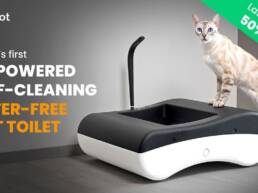 Kickstarter - PetyPot - AI-Powered Litter-Free Self-Cleaning Cat Toilet