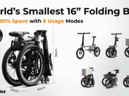 Kickstarter - Aniwow World’s Smallest 16 Folding Bike with 8 Usage Modes
