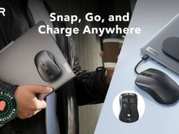 Kickstarter - The 1st Magnetic Wireless Mouse With Built-in Charging Cable