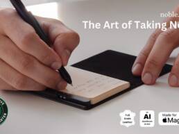 Kickstarter - noble. note Write, Measure, Carry Your Ideas with MagSafe.
