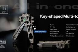 Kickstarter - KeyMaster 2.0 The Upgraded 18-in-1 Titanium EDC Tool