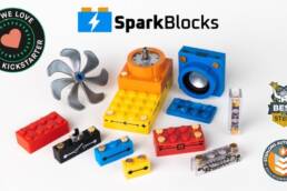 Kickstarter - SparkBlocks STEM blocks that click onto LEGO bricks