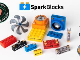 Kickstarter - SparkBlocks STEM blocks that click onto LEGO bricks
