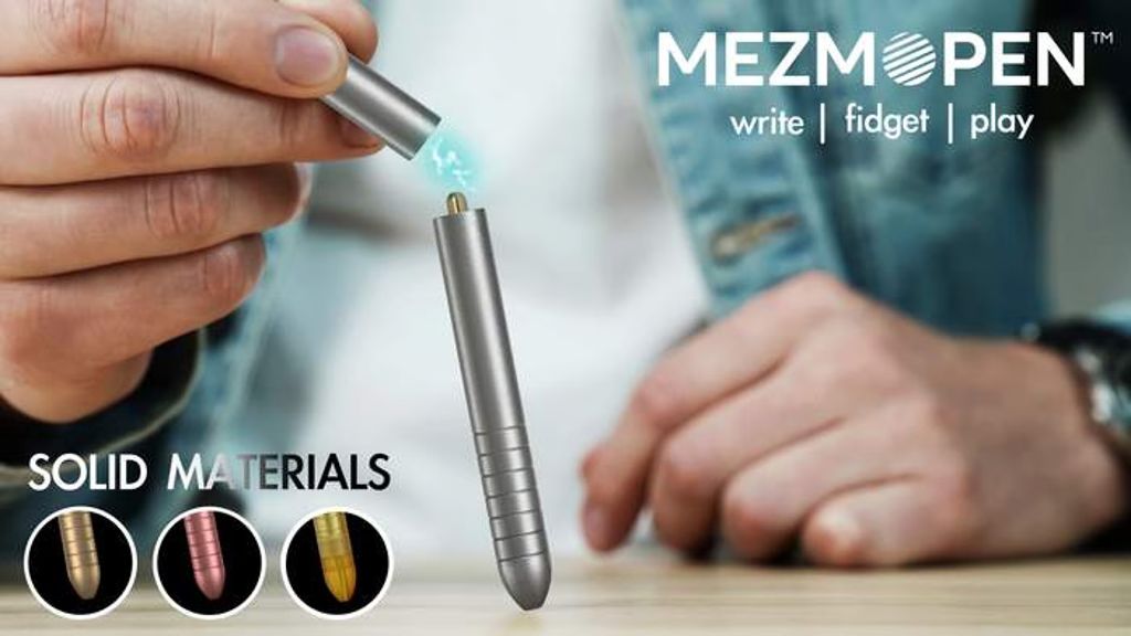Kickstarter - MEZMOPEN SOLID Forever Breakable Magnetic Fidget Pen