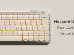 Kickstarter - Nics Hesper64(100) Dual-Action Low-Profile Keyboard