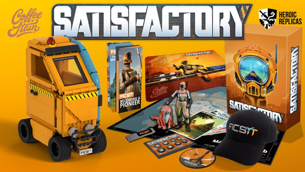 Kickstarter - SATISFACTORY - Big Box Collection + Factory Cart Block Set