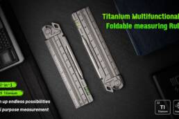 Kickstarter - Titanium Multifunctional EDC Foldable Measuring Ruler