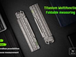 Kickstarter - Titanium Multifunctional EDC Foldable Measuring Ruler