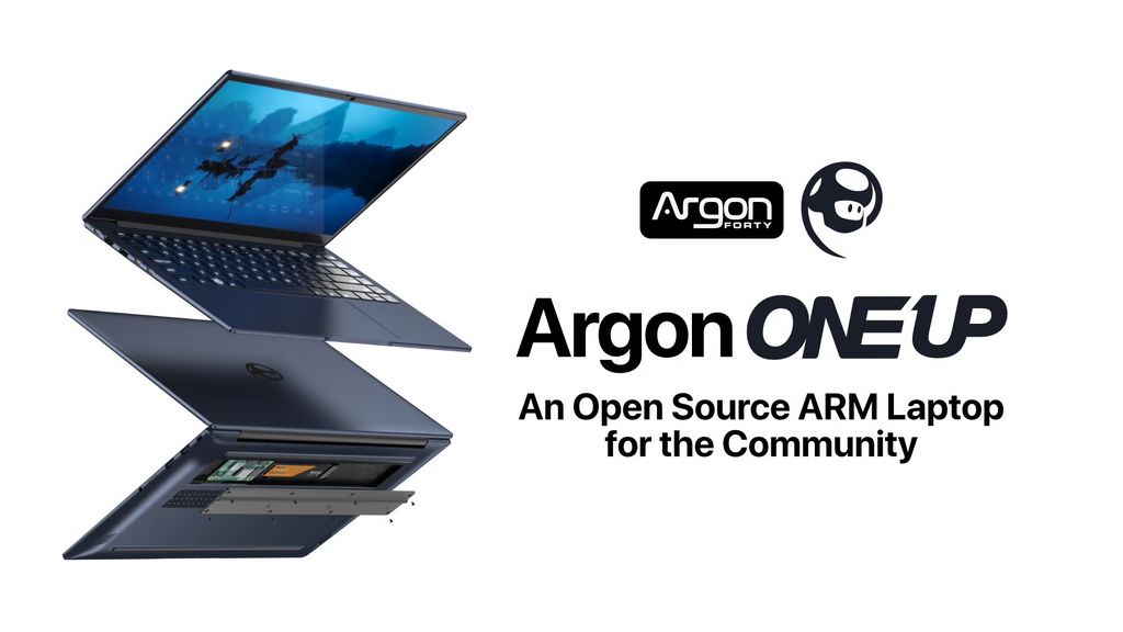 Argon ONE UP: An Open Source ARM Laptop for the Community - Hunt4Best