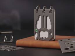Kickstarter - EDC-Titanium alloy card notebook