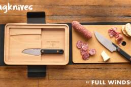 Kickstarter - MagKnives - Dual Magnetic Cutting Board and Knife Set