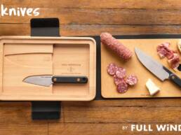 Kickstarter - MagKnives - Dual Magnetic Cutting Board and Knife Set