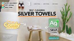 Kickstarter - SilverTowels Self-Cleaning, Zero Stink Towels