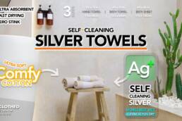 Kickstarter - SilverTowels Self-Cleaning, Zero Stink Towels