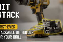Kickstarter - BitStack Stackable Bit Holder Right on Your Drill