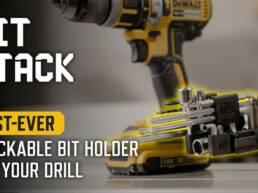 Kickstarter - BitStack Stackable Bit Holder Right on Your Drill
