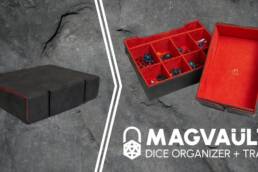 Kickstarter - MagVault Dice Organizer & Magnetic Lid - Dice Tray