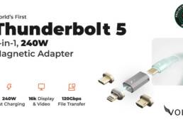 Kickstarter - Volta Thunderbolt 5 Adapter Make ANY Charging Cable Magnetic