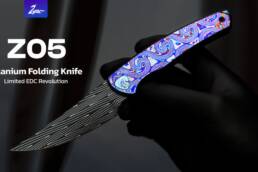 Kickstarter - Zyac Z05 Titanium Folding Knife Limited EDC Revolution