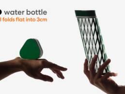 Kickstarter - elio The water bottle that disappears in your pocket