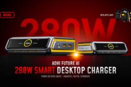 Kickstarter - AOHi 280W GaN+ Desktop Charger—The Ultimate 6-Port Power Hub