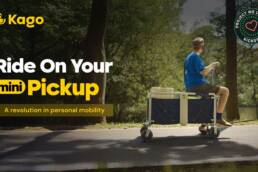 Kickstarter - KAGO The World's First Rideable, Autopilot Outdoor Pickup