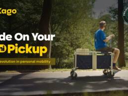 Kickstarter - KAGO The World's First Rideable, Autopilot Outdoor Pickup