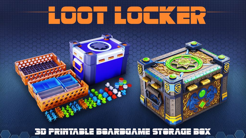 Kickstarter - Loot Locker Boardgame Storage box