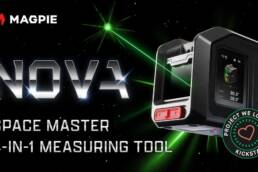 Kickstarter - NOVA 4-IN-1 Laser Level, Distance, Digital Angle, Bullseye