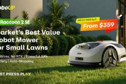 Kickstarter - Raccoon 2 SE Best Value Robot Mower for Small Lawns