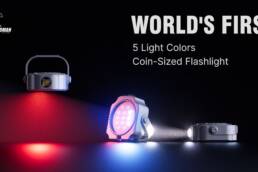Kickstarter - Coin-Sized Titanium Magnetic Flashlight with 5 Light Colors