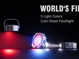Kickstarter - Coin-Sized Titanium Magnetic Flashlight with 5 Light Colors