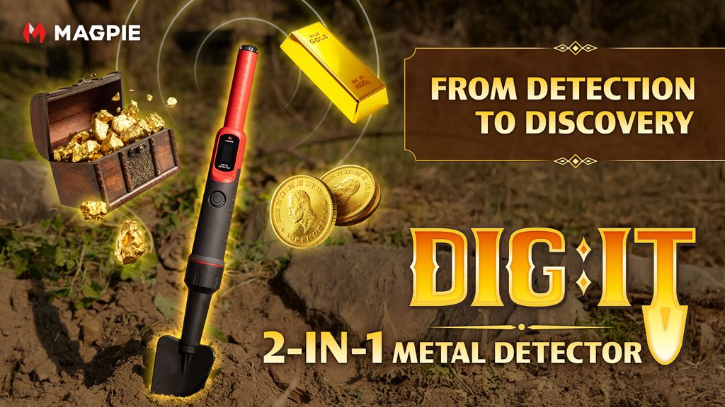 Kickstarter - [DIGIT]Discover Hidden Treasures with 2-in-1 Metal Detector