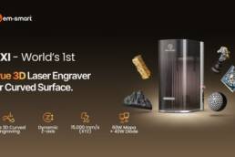 Kickstarter - EM-Smart AXI — True 3D Laser Engraver for Curved Surfaces