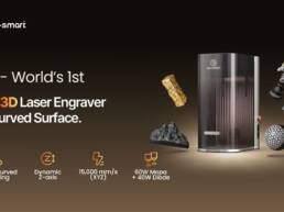Kickstarter - EM-Smart AXI — True 3D Laser Engraver for Curved Surfaces