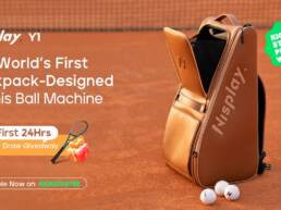 Kickstarter - Nisplay Y1 - The Tennis Machine Built Into Your Backpack