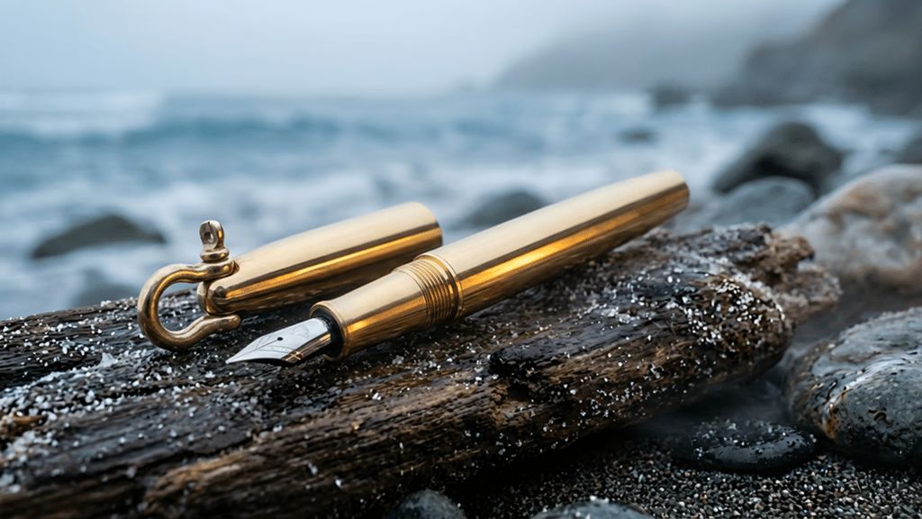 Kickstarter - The Bow-Shackle Fountain Pen Oceanus Brass
