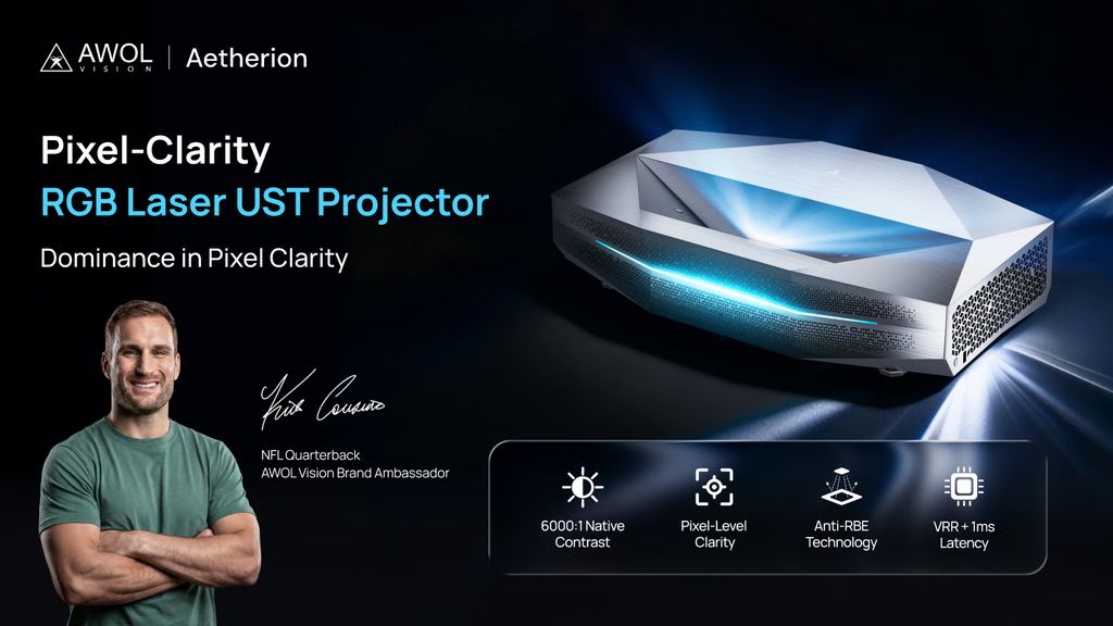 Kickstarter - AWOL Vision Aetherion Pixel-Clarity RGB Laser UST Projector