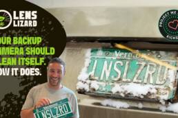 Kickstarter - Lens Lizard A remote controlled backup camera cleaner